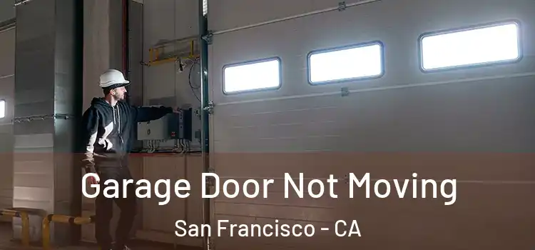  Garage Door Not Moving San Francisco - CA